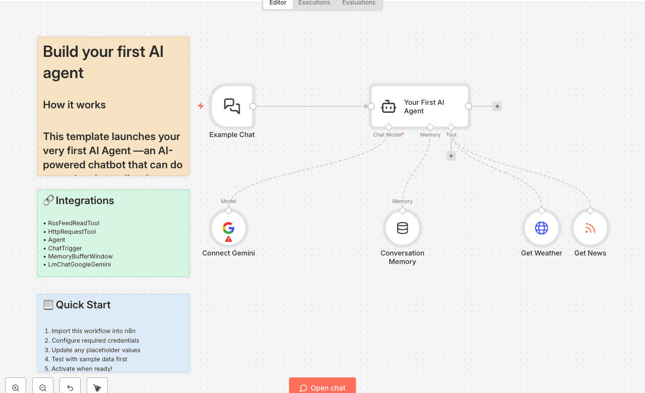 Build your first AI agent