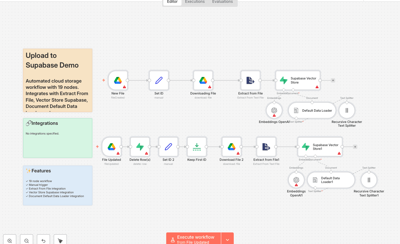 Upload to Supabase Demo